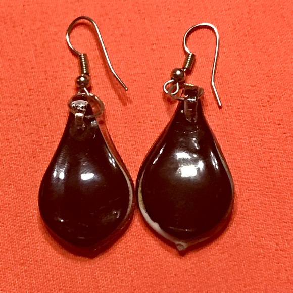 🔴 Glass Design Earrings and Matching Pendant - Picture 8 of 8